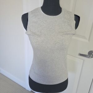 Banana Republic Light Gray Sleeveless Sweater